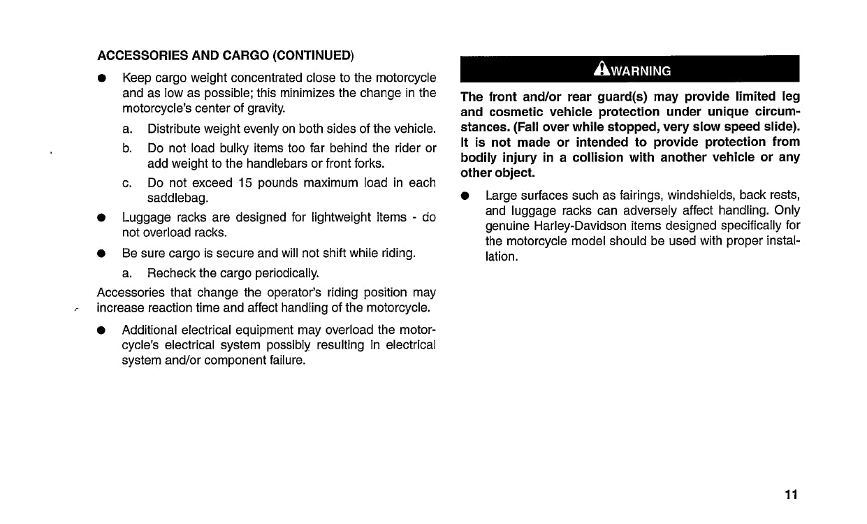 1999 Harley Davidson FXR2 Owner's Manual | English