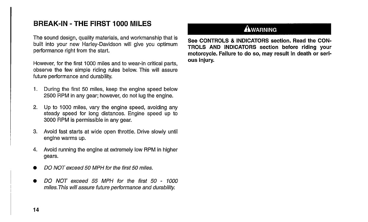 1999 Harley Davidson FXR2 Owner's Manual | English