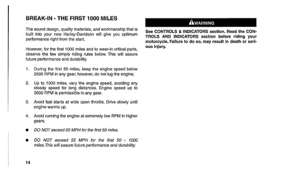 1999 Harley Davidson FXR2 Owner's Manual | English