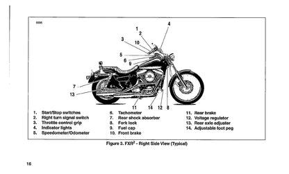 1999 Harley Davidson FXR2 Owner's Manual | English