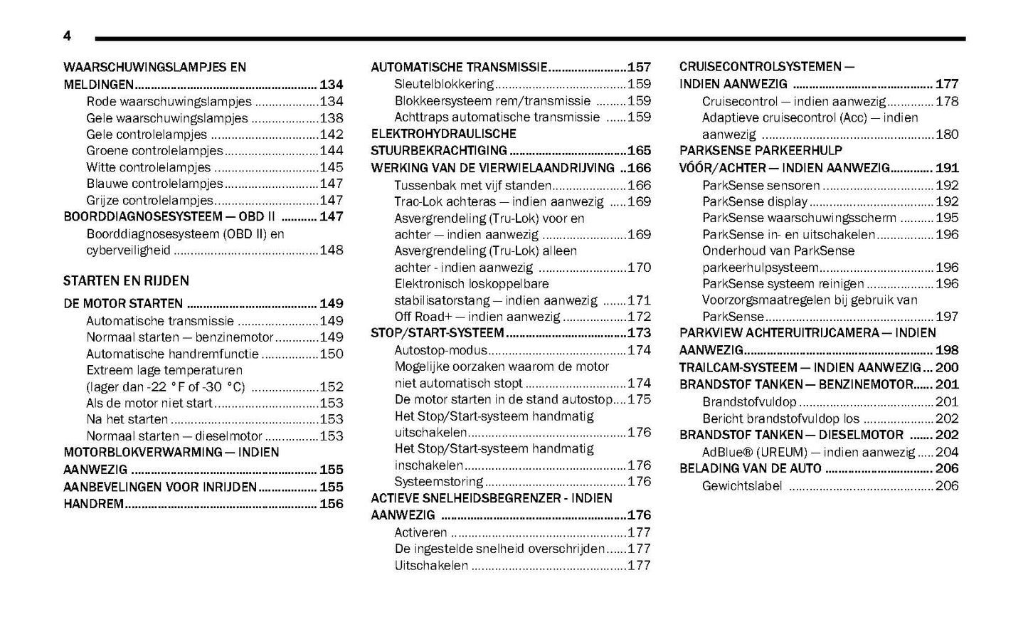 2020-2021 Jeep Wrangler Owner's Manual | Dutch