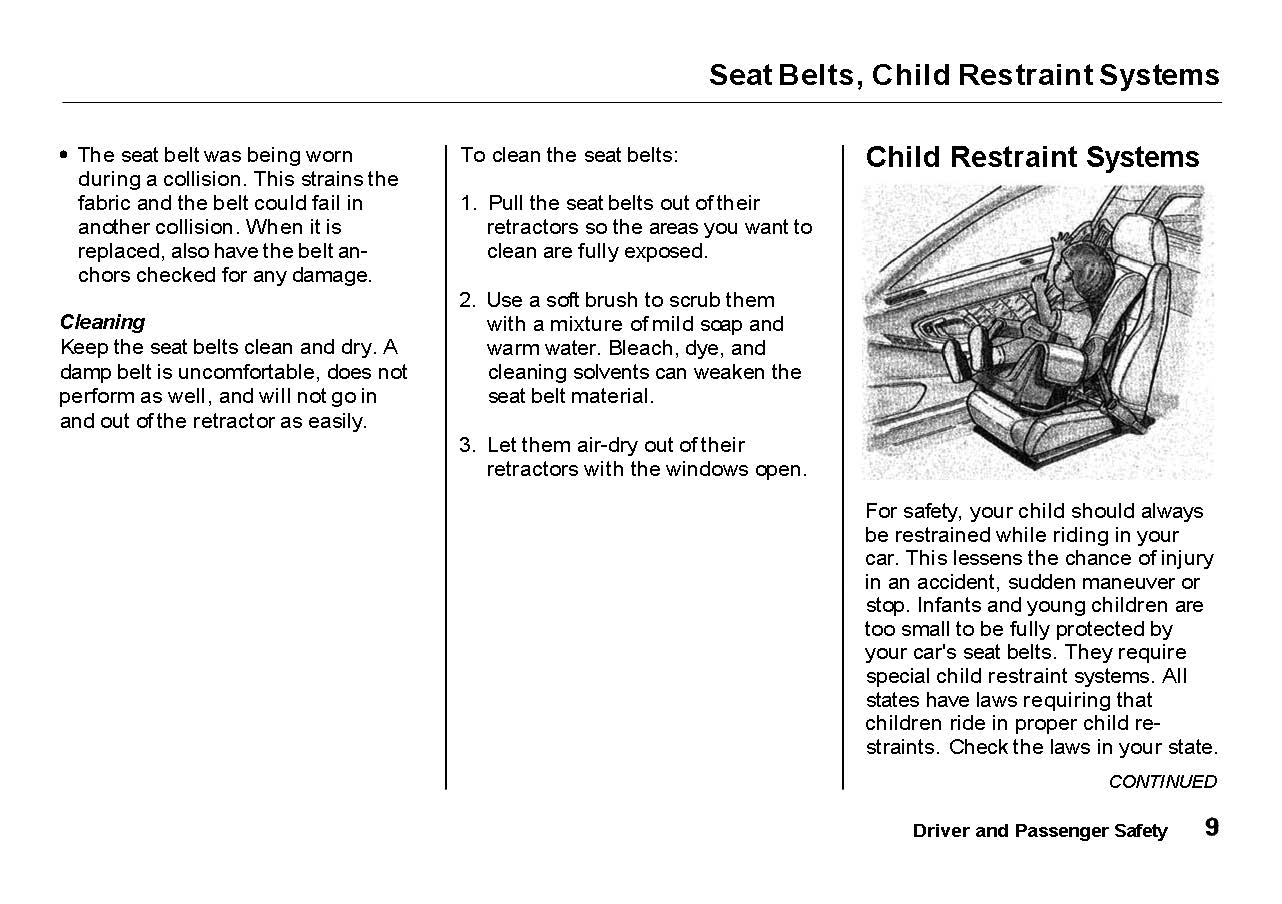 1991 Acura NSX Owner's Manual | English