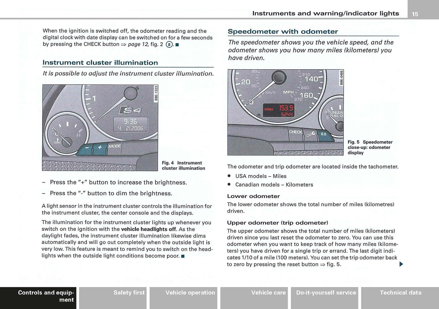 2007 Audi S4/S4 Limousine Owner's Manual | English