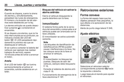 2023 Opel Corsa Owner's Manual | Spanish