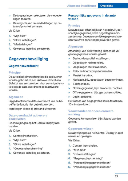2016-2017 BMW X4 Owner's Manual | Dutch