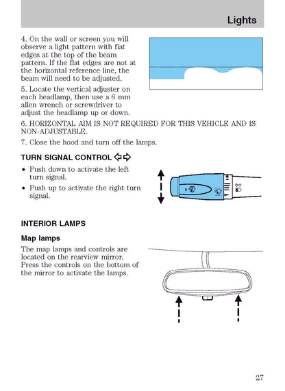 2003 Ford Thunderbird Owner's Manual | English