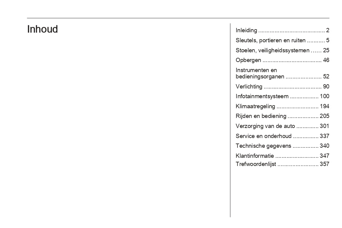 2023-2024 Opel Corsa/Corsa-e Owner's Manual | Dutch