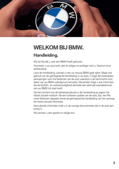 2021-2023 BMW iX3 Manuel du propriétaire | Néerlandais