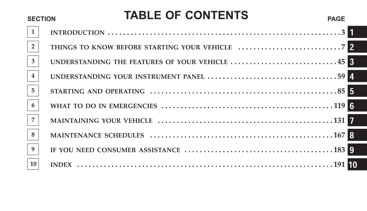 2004 Dodge Neon SRT-4 Owner's Manual | English