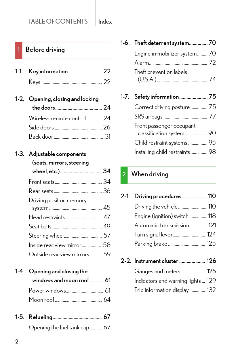 2009 Lexus GX470 Owner's Manual | English