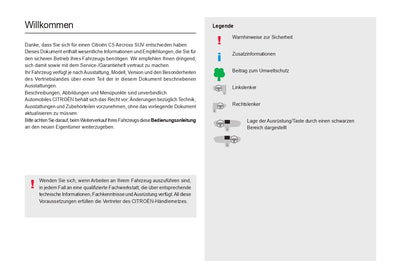 2022-2024 Citroën C5 Aircross Owner's Manual | German