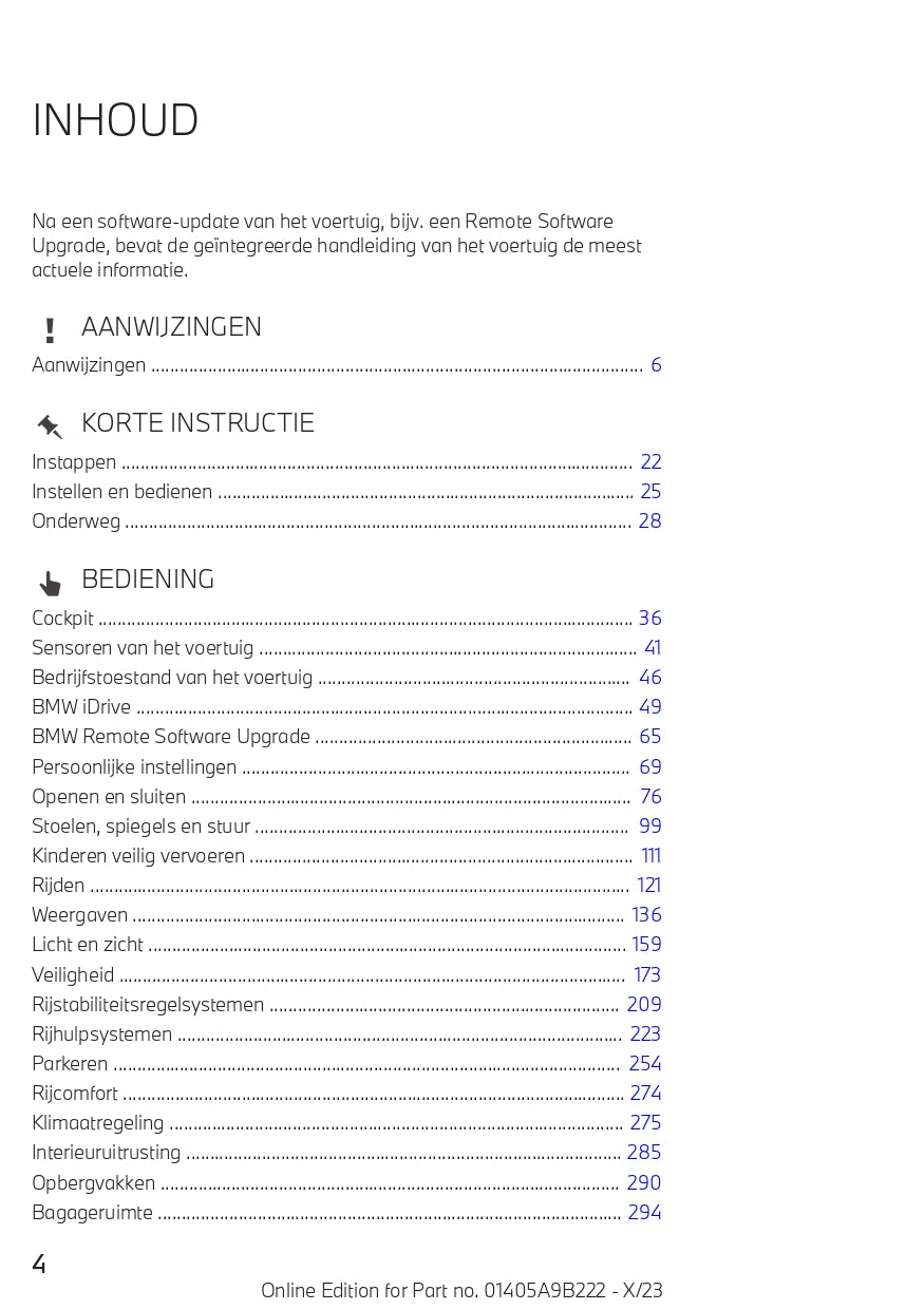 2023-2024 BMW M3 Touring Owner's Manual | Dutch