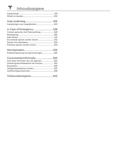 2024 Tesla Model 3 Owner's Manual | Dutch