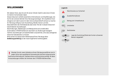 2024 Citroën C4/ë-C4 C4 X/ë-C4 X Manuel du propriétaire | Allemand