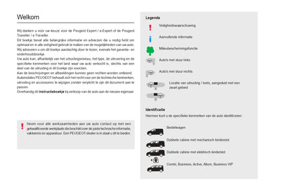 2024 Peugeot Expert/Traveller Owner's Manual | Dutch