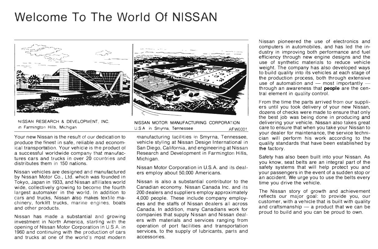 1996 Nissan 240SX Owner's Manual | English