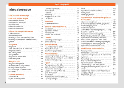 2023 Week 48 Seat Tarraco Owner's Manual | Dutch