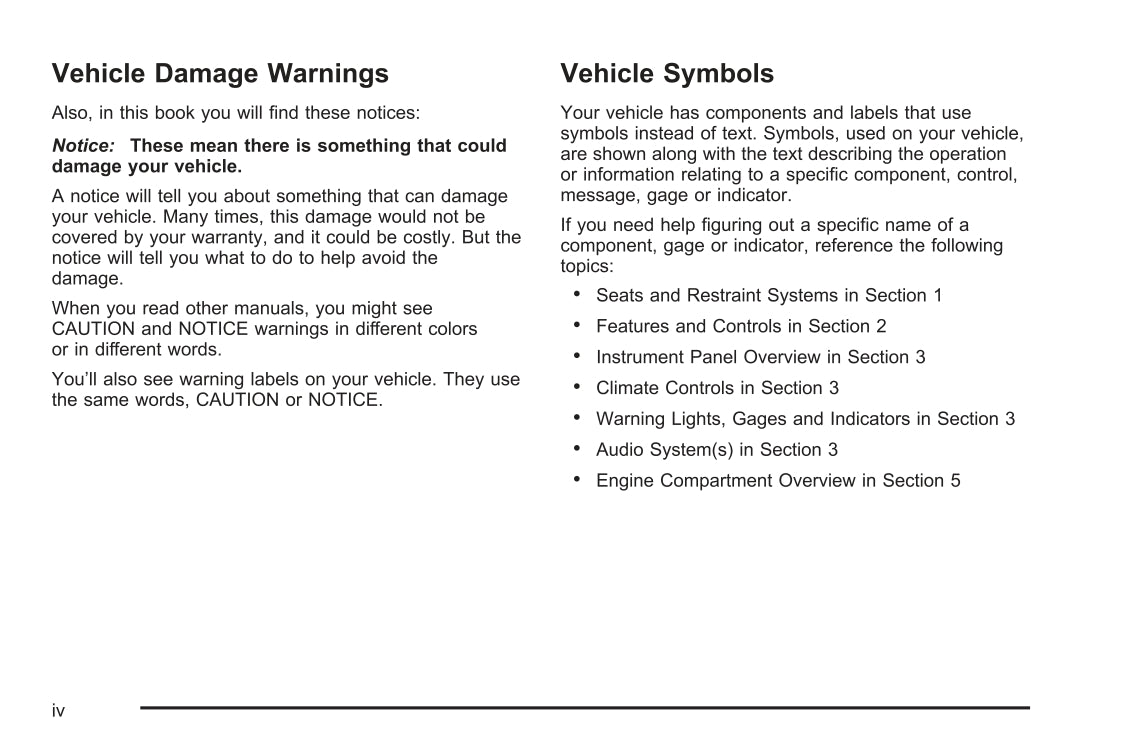 2004 Chevrolet Kodiak Owner's Manual | English