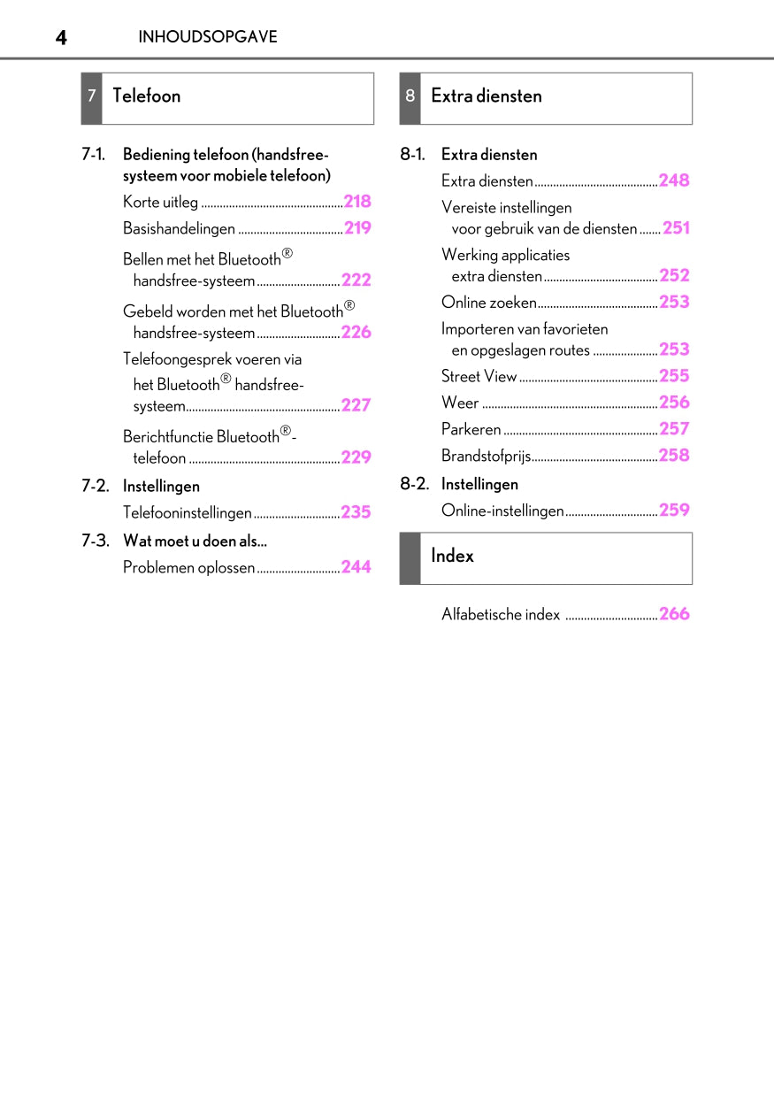 2020-2023 Lexus UX 300e Infotainment Manual | Dutch