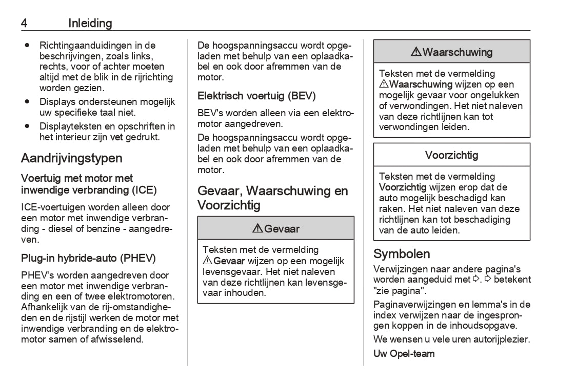 2023-2024 Opel Astra Owner's Manual | Dutch