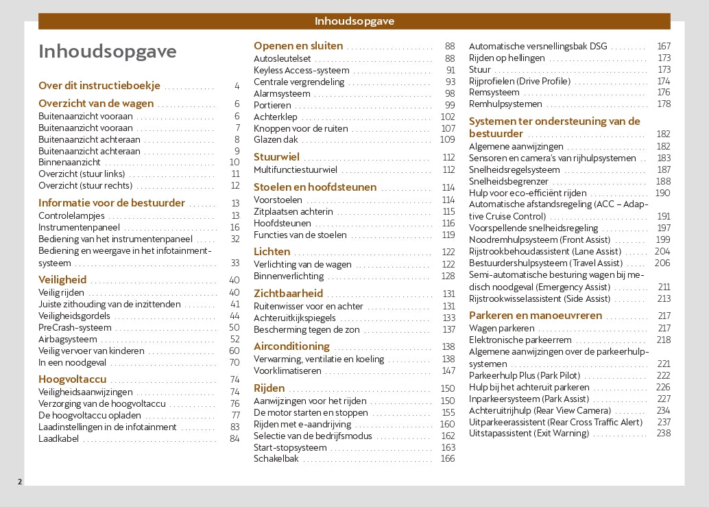 2024 Cupra Leon Owner's Manual | Dutch