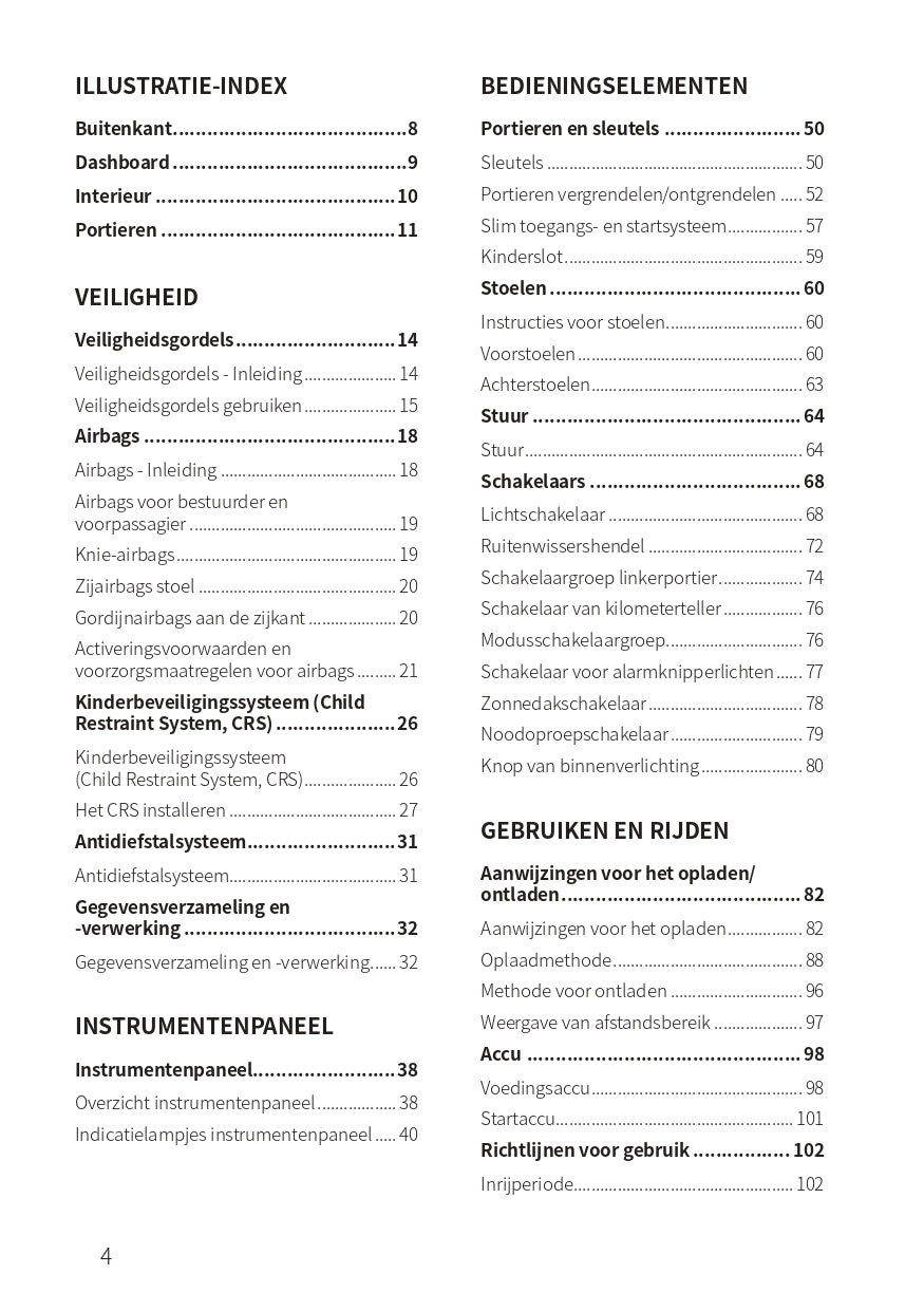 2023-2024 BYD Han EV Manuel du propriétaire | Néerlandais