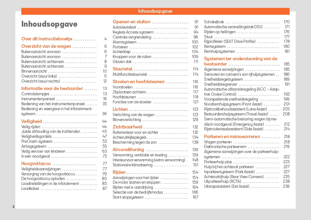 2023 Week 48 Seat Leon Owner's Manual | Dutch