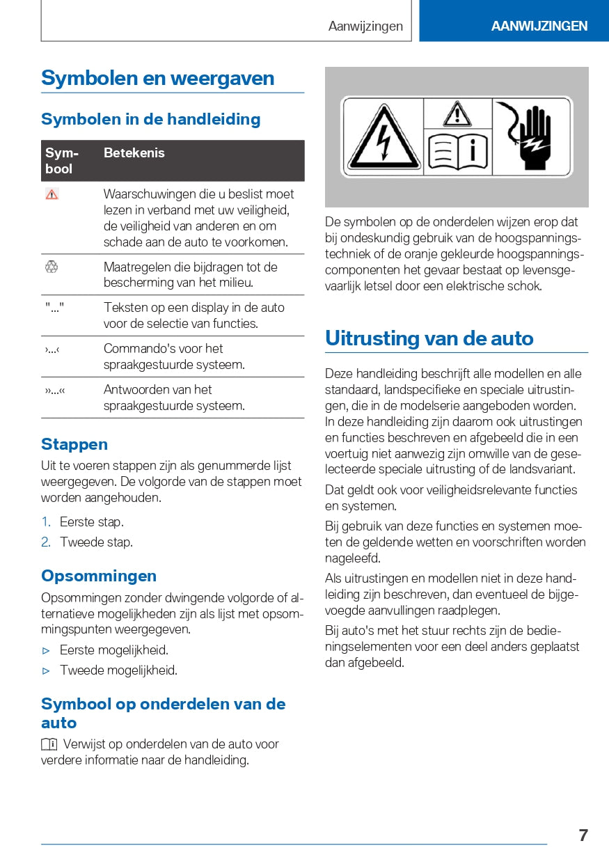 2021 BMW X3 Plug-in Hybrid Owner's Manual | Dutch