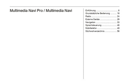 2020-2023 Opel Mokka / Mokka-e Infotainment Manual | German