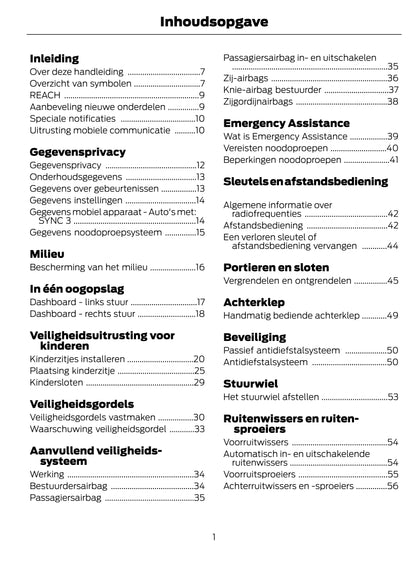 2021-2023 Ford Tourneo Courier/Transit Courier Owner's Manual | Dutch