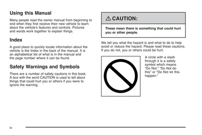 2008 Cadillac XLR / XLR-V Owner's Manual | English