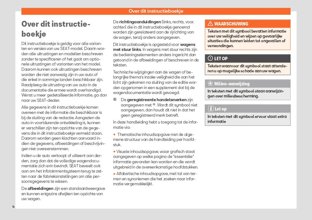 2023 Week 48 Seat Leon Owner's Manual | Dutch