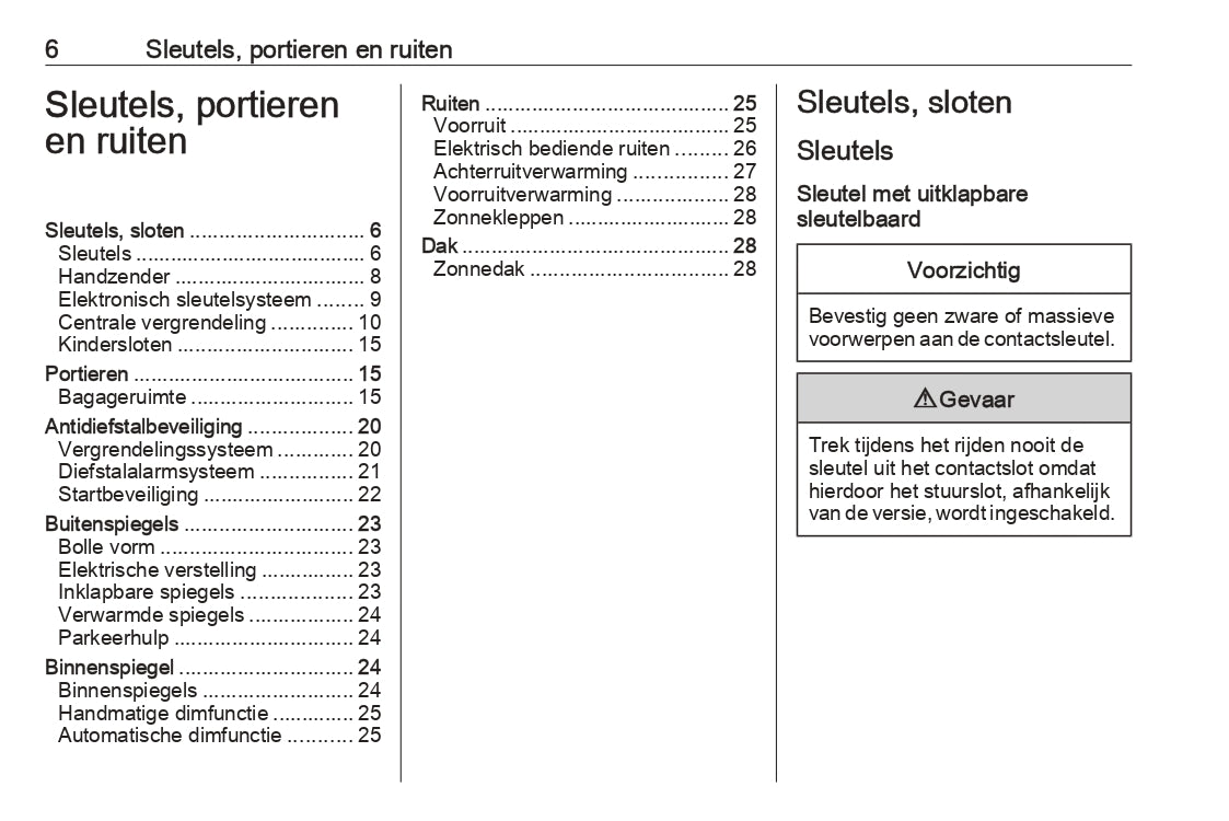 2023 Opel Astra Owner's Manual | Dutch