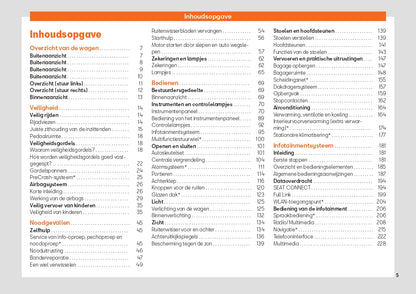 2021 Seat Leon Owner's Manual | Dutch