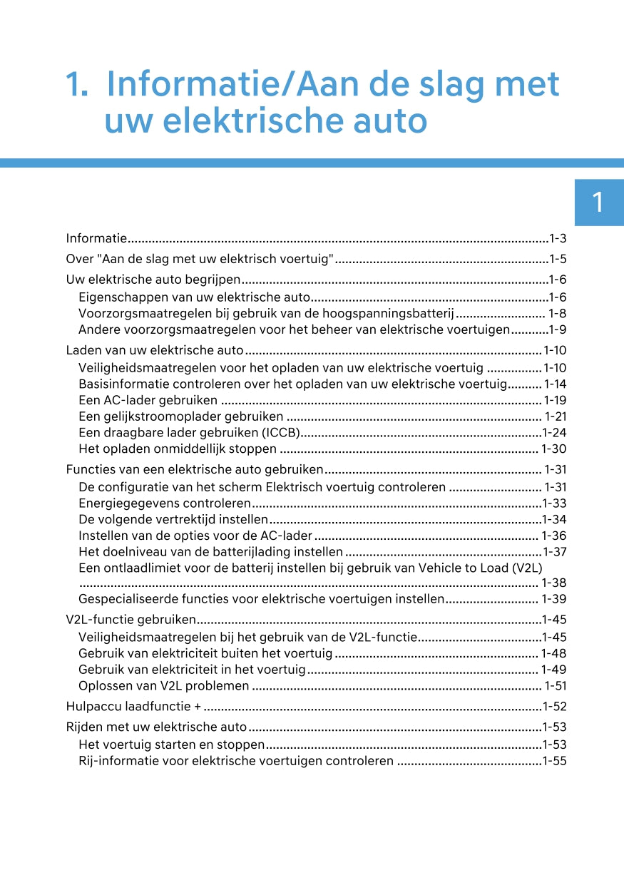 2024 Hyundai Kona Electric Owner's Manual | Dutch