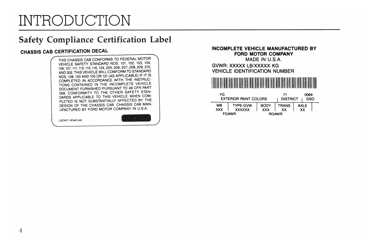 1992 Ford L-Series Manuel du propriétaire | Anglais