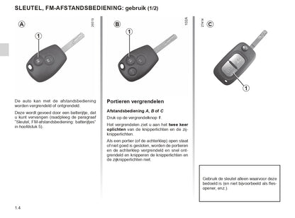 2018-2020 Renault Kangoo Manuel du propriétaire | Néerlandais