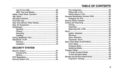 2015 Harley-Davidson Police Models Owner's Manual | English