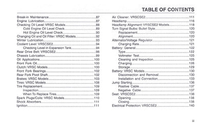 2006 Harley-Davidson VRSCSE2 Owner's Manual | English