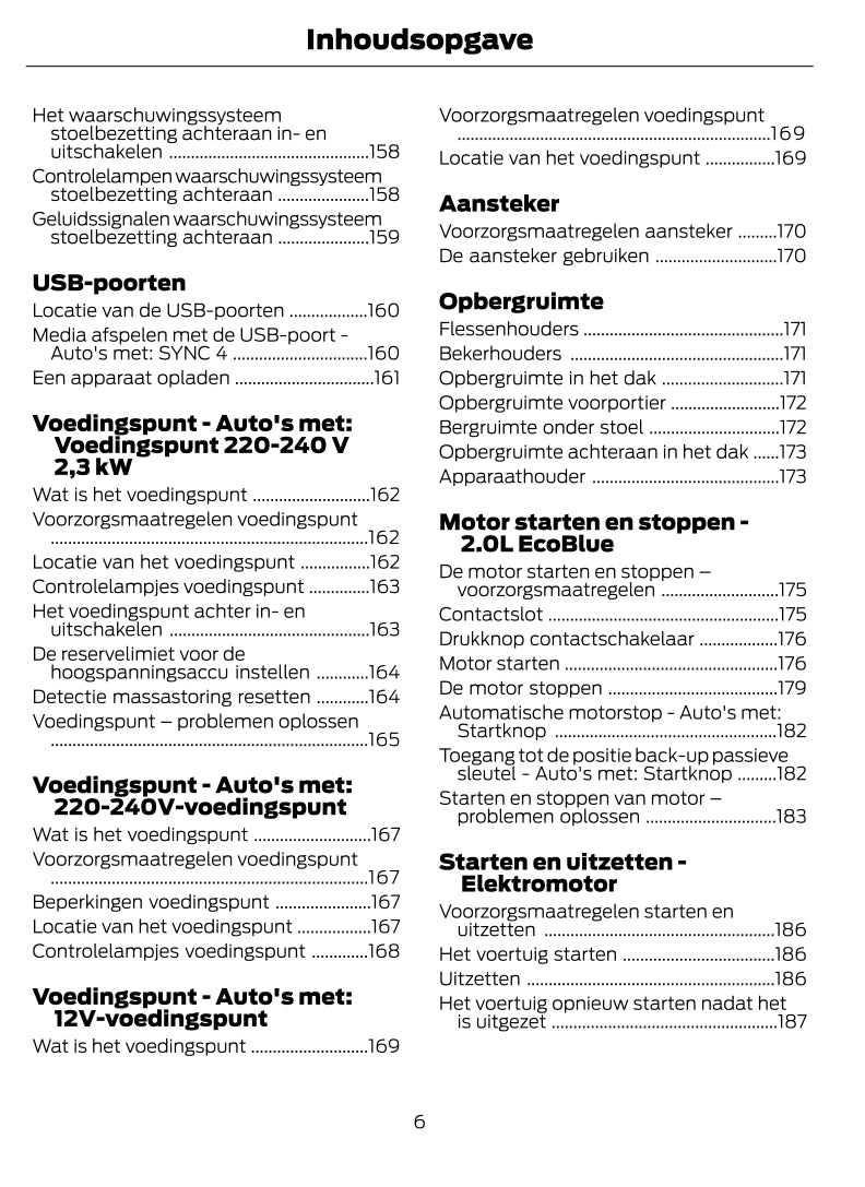 2022-2023 Ford Transit Manuel du propriétaire | Néerlandais