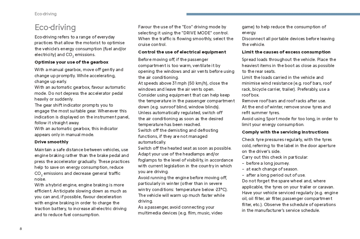 2024 Citroën C4/C4 X/ë-C4/ë-C4 X Owner's Manual | English