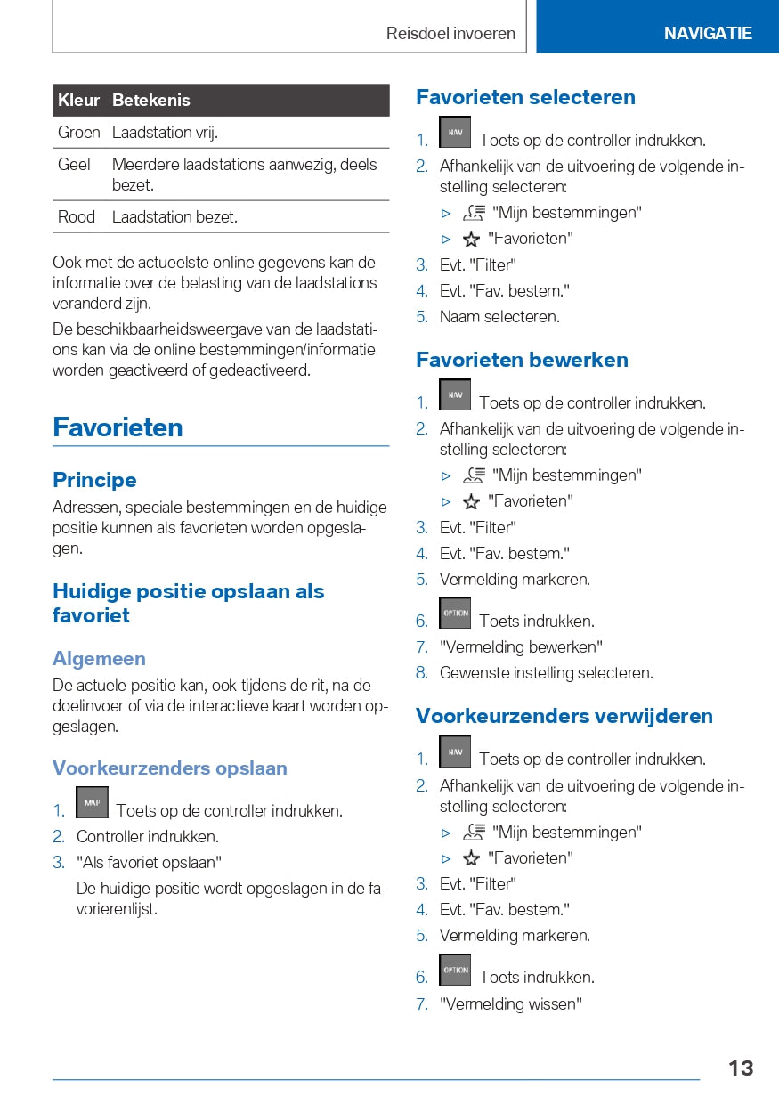 2021-2023 BMW iX3 Infotainment Manual | Dutch