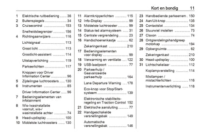 2019 Opel Crossland X Owner's Manual | Dutch