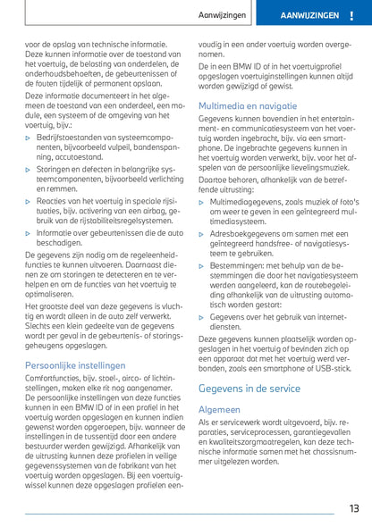 2022-2023 BMW X1 Owner's Manual | Dutch