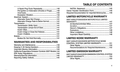 2007 Harley-Davidson Sportster Owner's Manual | English