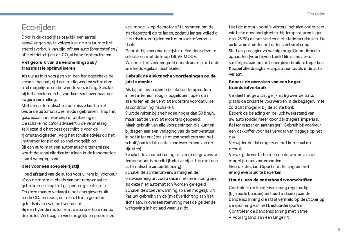 2024 Citroën C4/C4 X/ë-C4/ë-C4 X Owner's Manual | Dutch