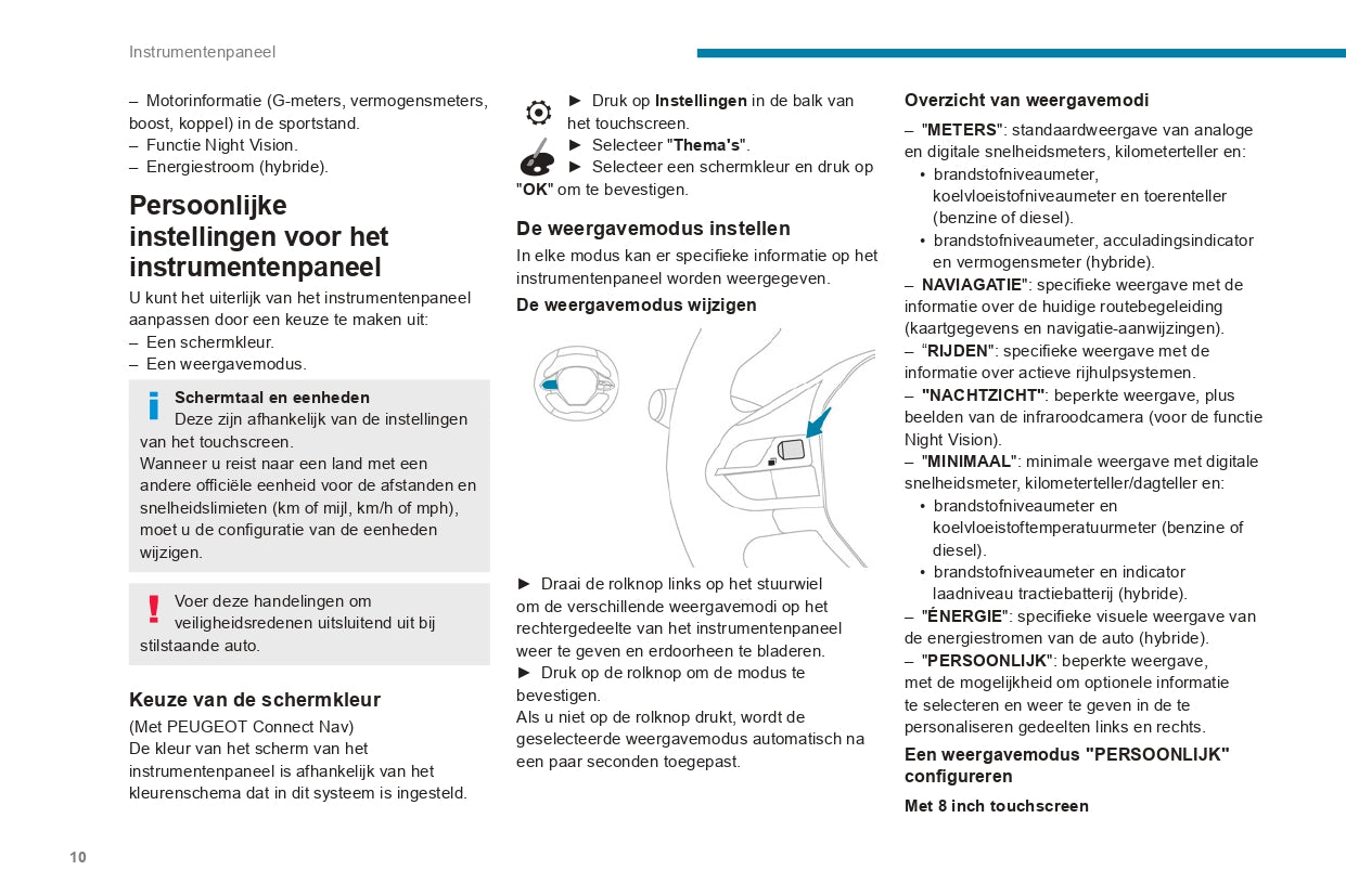 2019-2021 Peugeot 508/508 SW Owner's Manual | Dutch