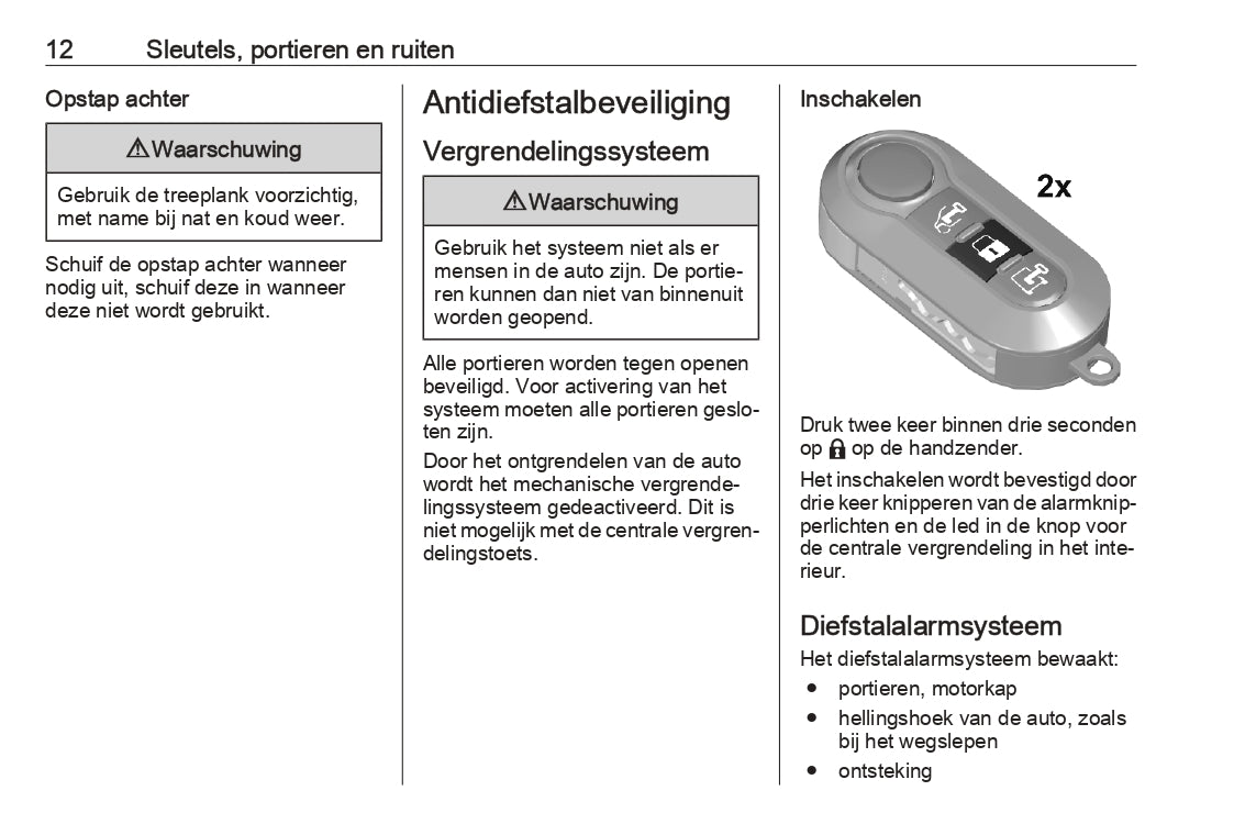 2023-2024 Opel Movano Owner's Manual | Dutch