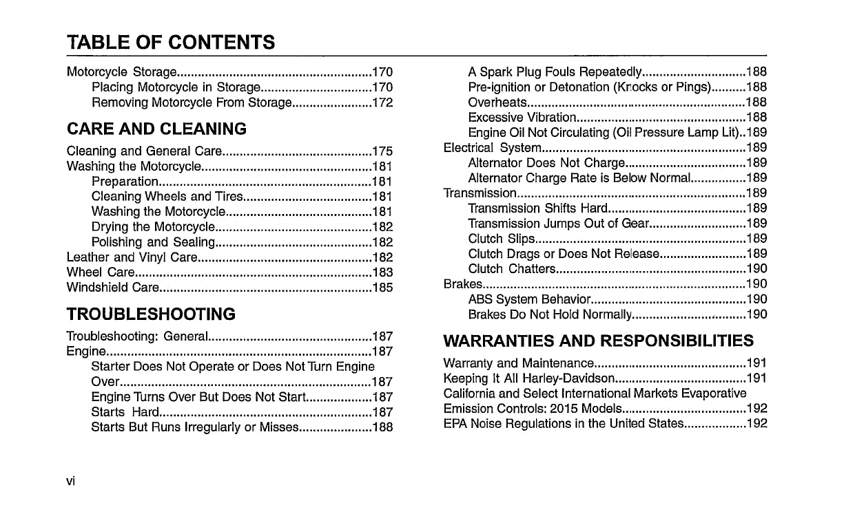 2015 Harley-Davidson Police Models Owner's Manual | English