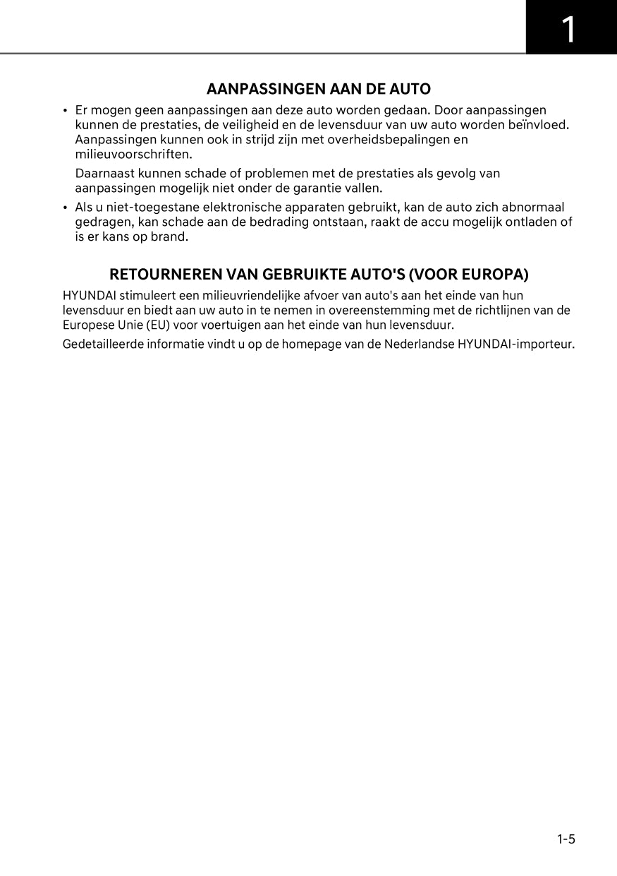 2022-2023 Hyundai Ioniq 6 Owner's Manual | Dutch